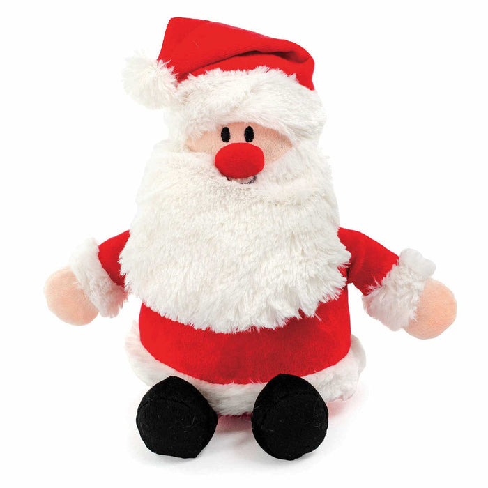 Prestige Pets Prestige Christmas Snuggle Buddies Santa Plush Squeak Toy For Dogs