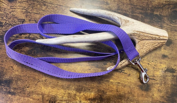 Dogtraining101 Puppy/Small Dog Plain 1.2m x 0.2m wide Purple Lead bc