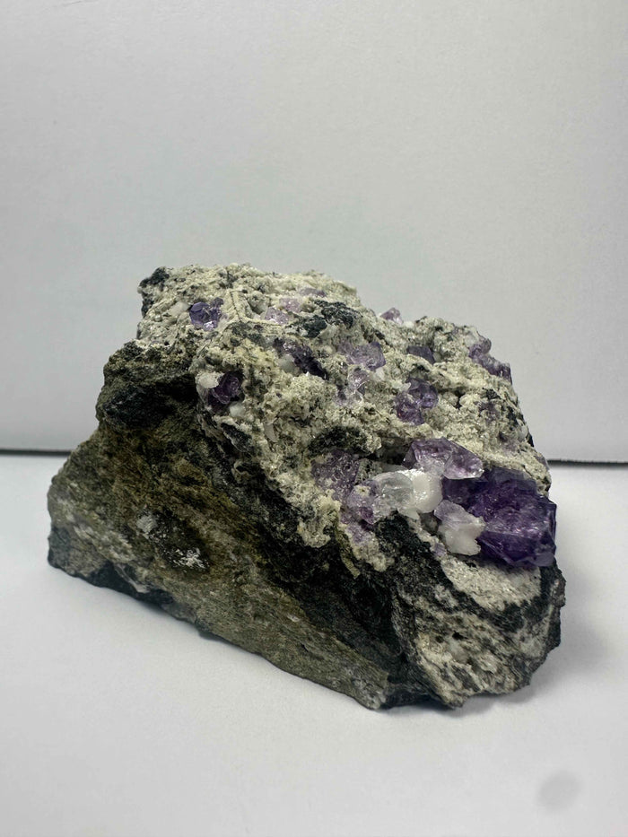 Purple Fluorite Clusters on Matrix - Smokin Resin Company