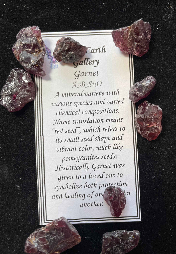 Pyrope Garnet Rough Specimen Bag 35g - Smokin Resin Company