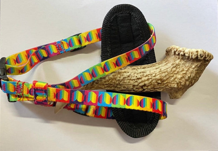Dogtraining101 Rainbow Hearts Premium Harness (Small)