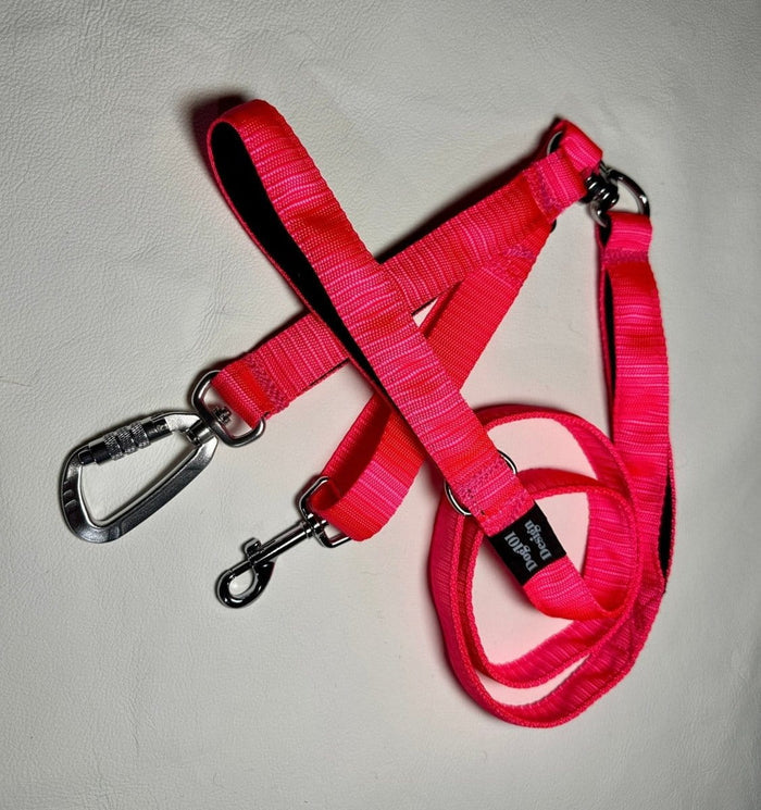 Dogtraining101 Reactive Fluro Pink Lead