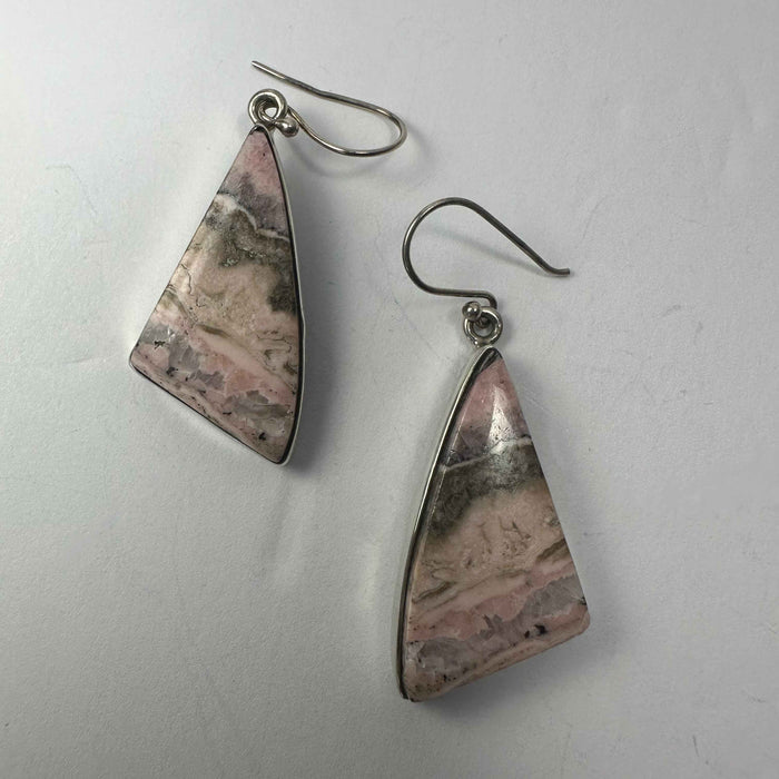 Rhodonite Earrings - Smokin Resin Company