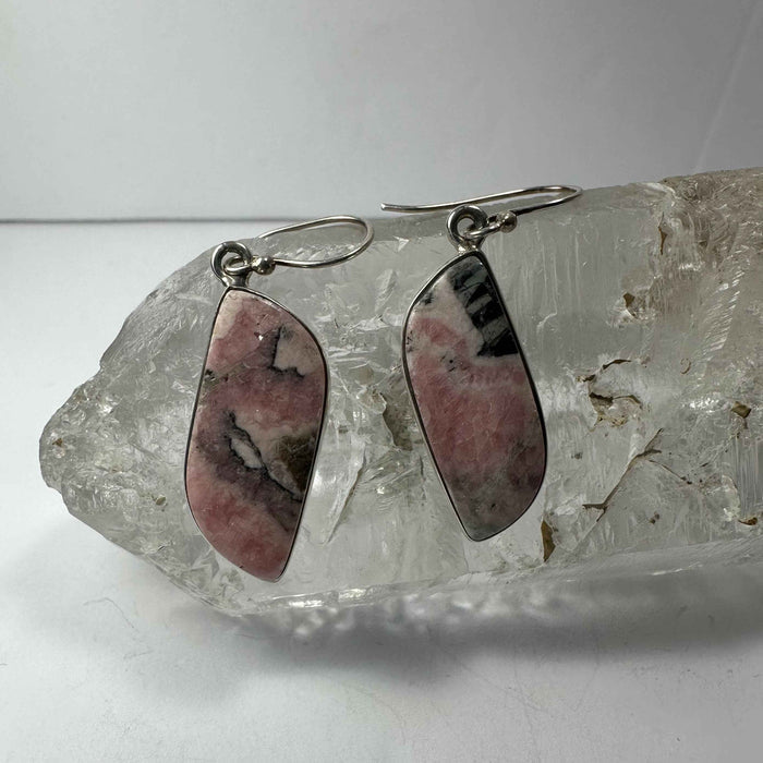 Rhodonite Earrings - Smokin Resin Company
