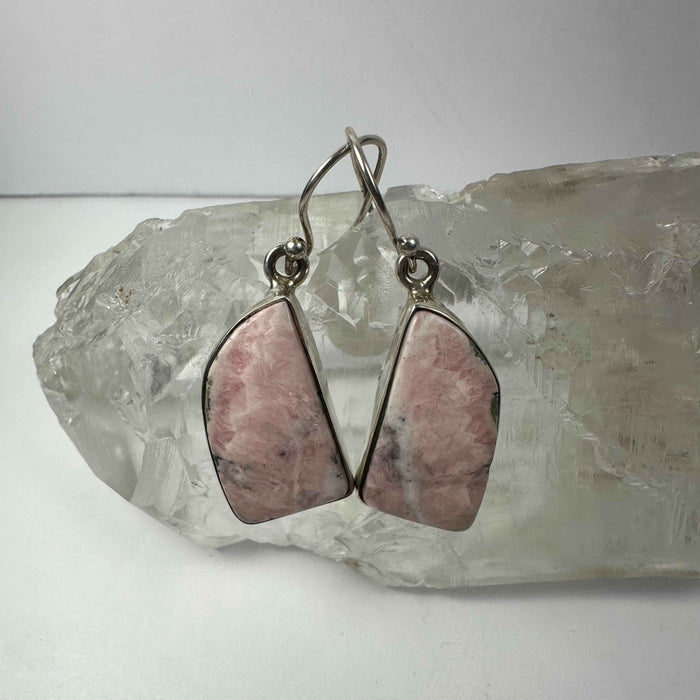 Rhodonite Earrings - Smokin Resin Company