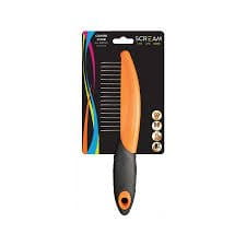 Dogtraining101 Retail Super Store SCREAM Coarse Comb Loud Orange 20cm