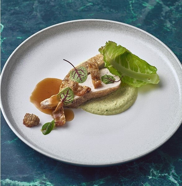 Sereno Porcelain Cirrus Coupe Plate 28.5cm (Box Of 6)
