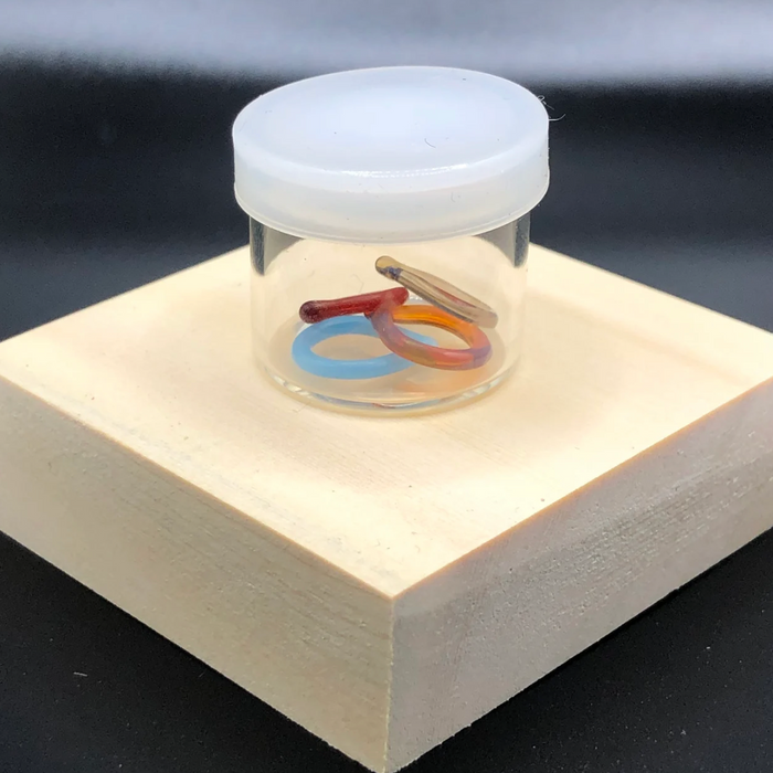 Small Glass Notions Jar