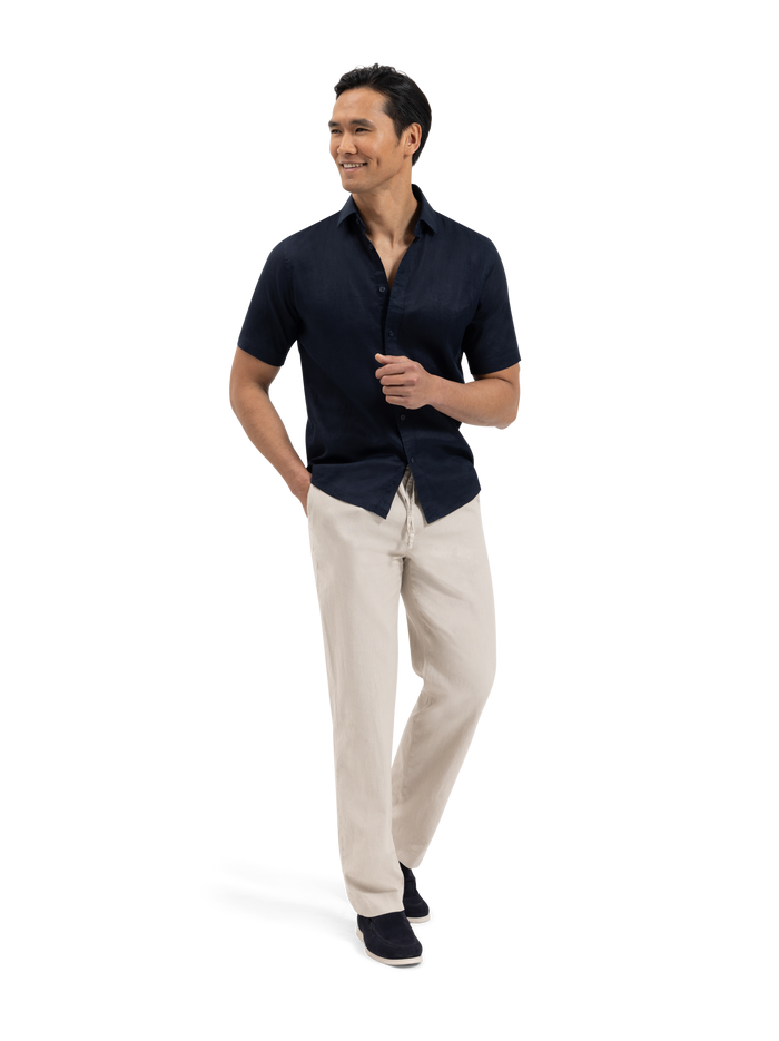 The Linen Blend Trouser