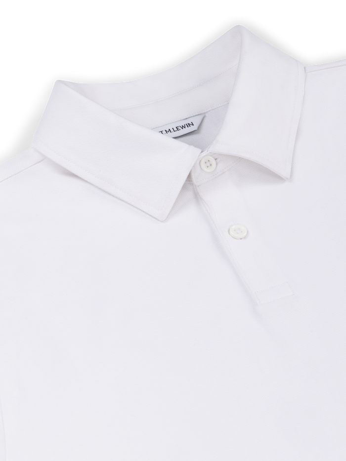 The Long Sleeve Smart Pique Polo