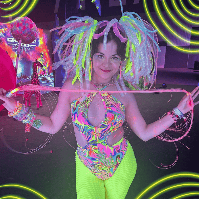 Trippin' Balls Crossed Body Suit - Smokin Resin Company