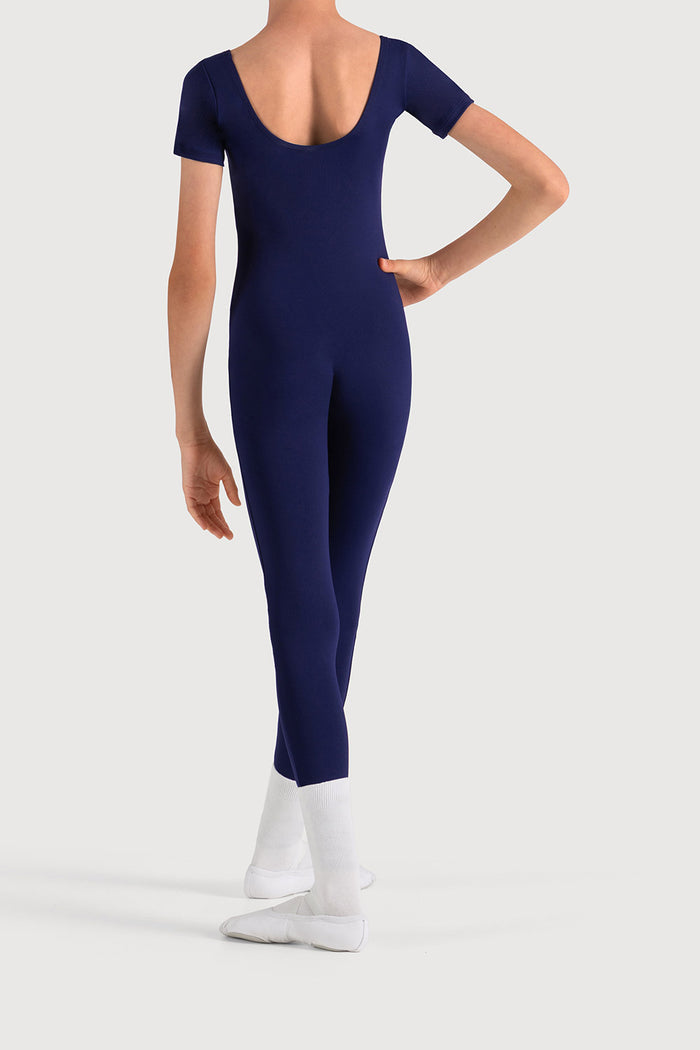 U3872B - Bloch Microlux™ Scoop Neck Cap Sleeve Boys Unitard