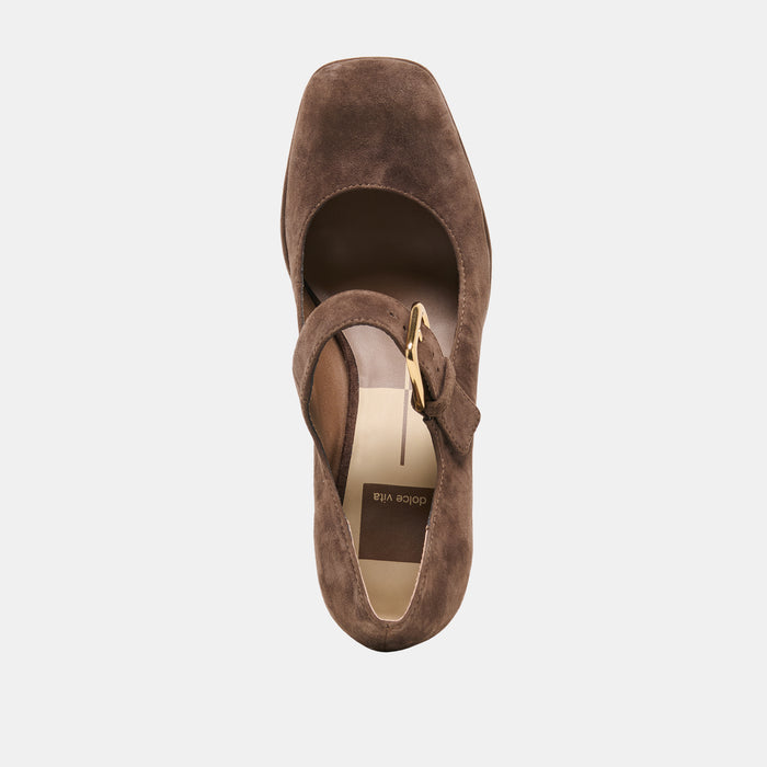 ULTRA HEELS DK BROWN SUEDE