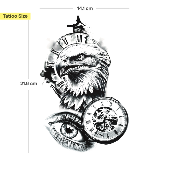 Weitsicht des Adlers Tattoo
