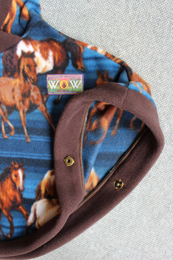 Wild Horses Baby Poncho