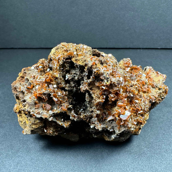 Wulfenite Cluster on Matrix from Maoniuping Mine, Sichuan, China - Smokin Resin Company