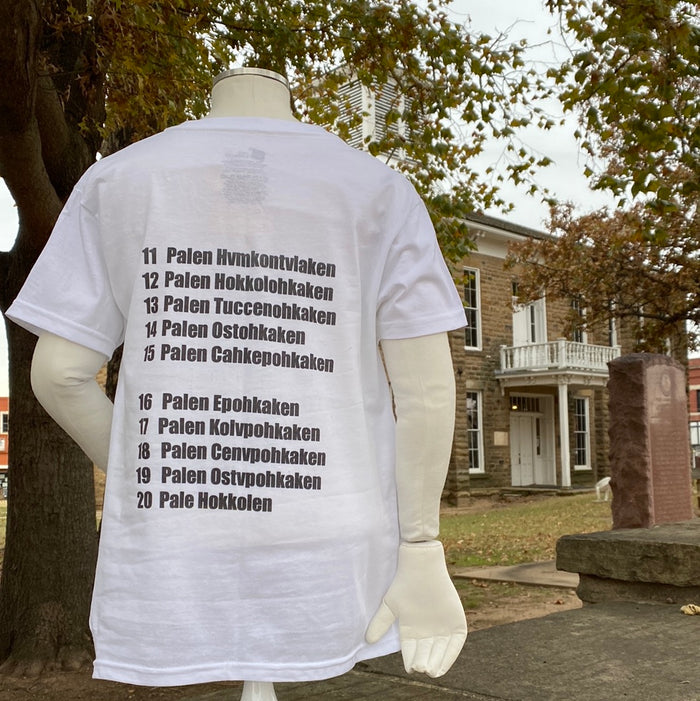 Youth Mvskoke #'s Short Sleeve T-Shirts