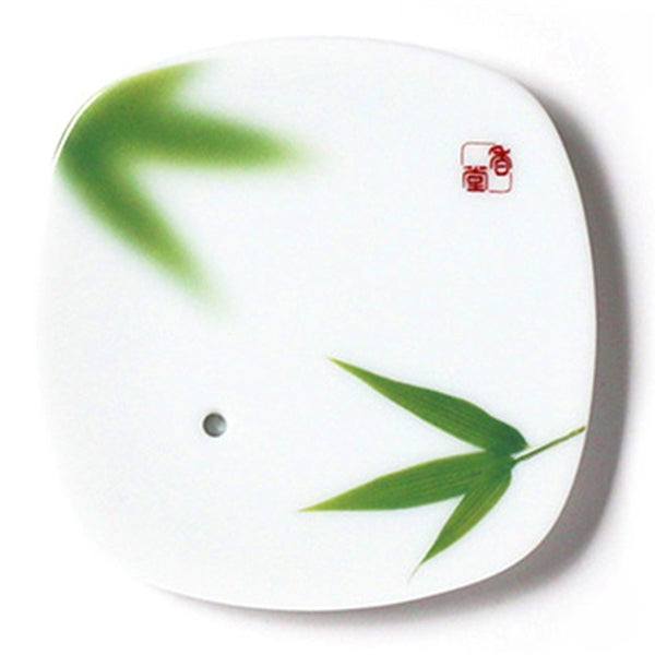 YUME-NO-YUME - CERAMIC PLATE - Bamboo Leaf