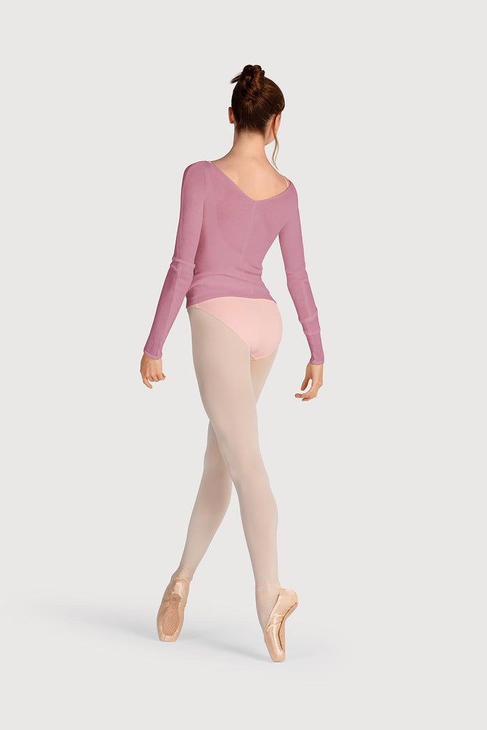 Z0105 - Bloch Kara Long Sleeve V Womens Top
