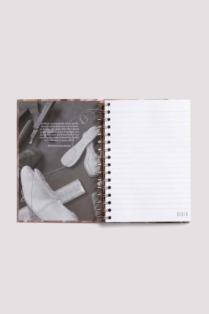 12000 - Bloch Pointe Shoe Spiral Hardcover A5 Lined Notebook