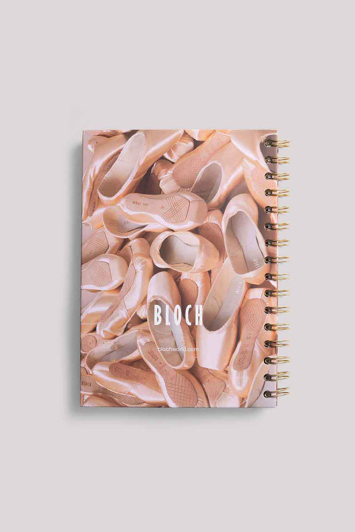 12000 - Bloch Pointe Shoe Spiral Hardcover A5 Lined Notebook