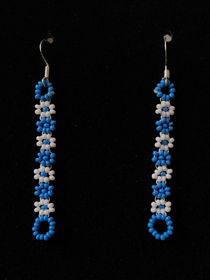 light blue & white