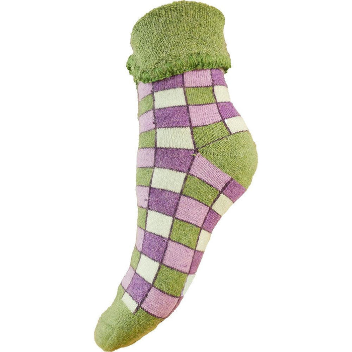 3 pairs of Purple cuff socks