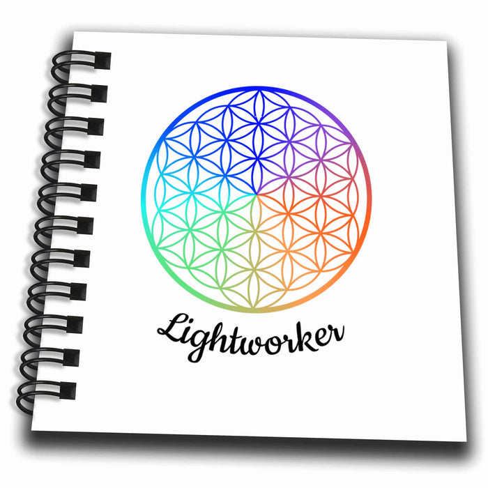 3dRose Sacred Geometry Universal Pattern Symbol Lightworker - Drawing Books (db_338285)