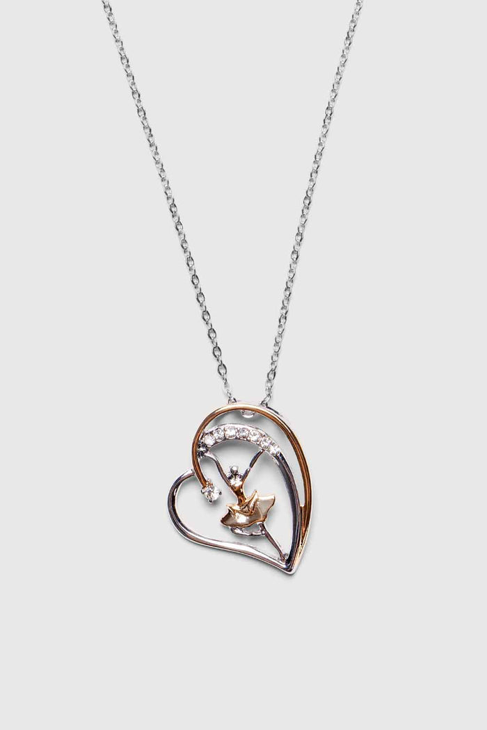 40064 - Bloch Ballet Heart Necklace