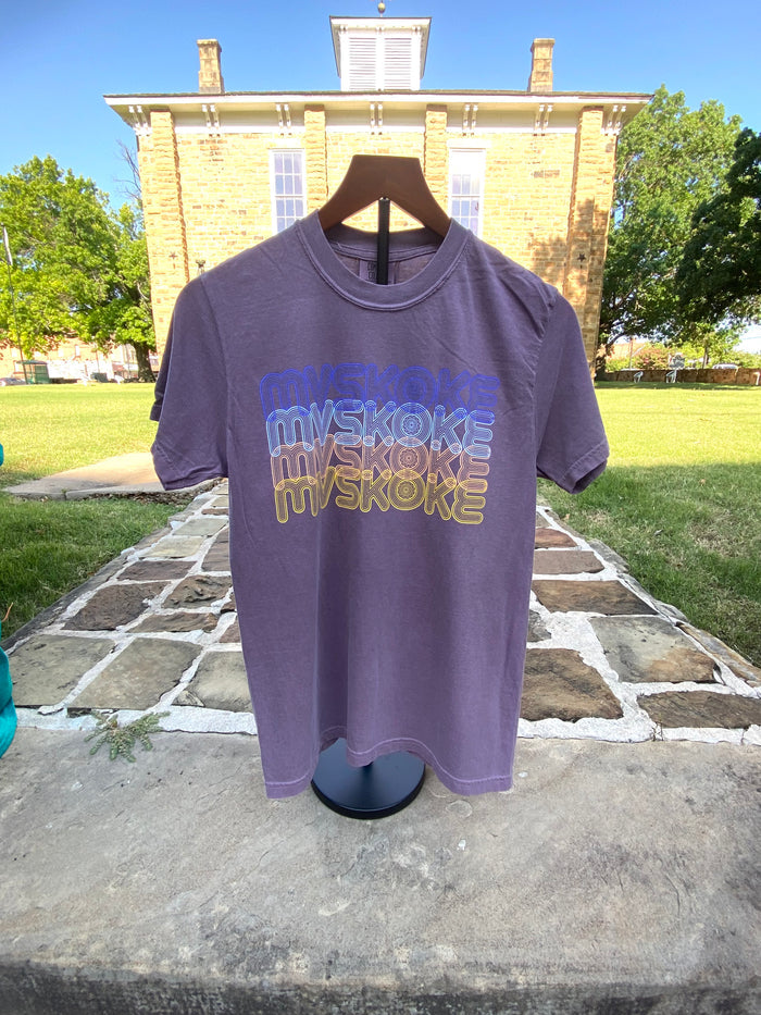 Mvskoke Mvskoke Tshirt in Dusk Designed by Joseph Hopkins