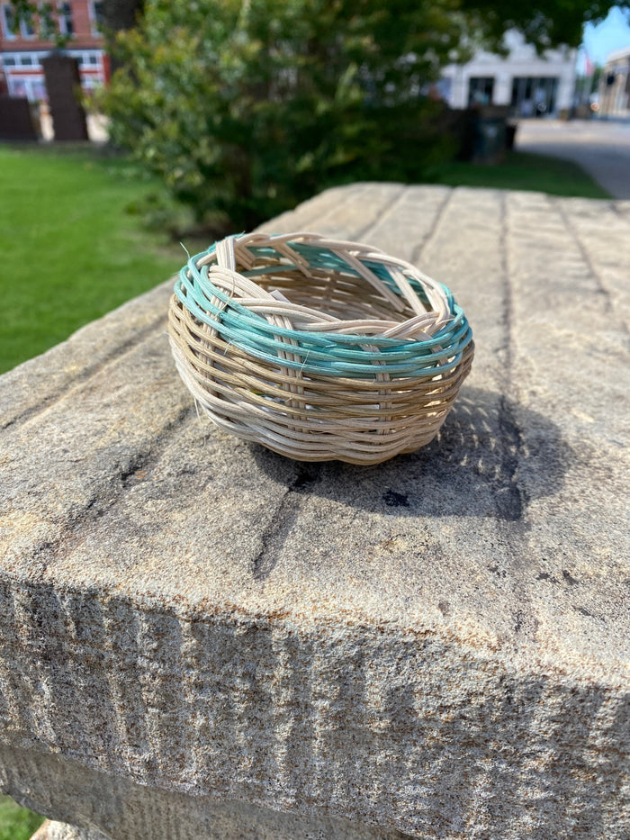 blue basket