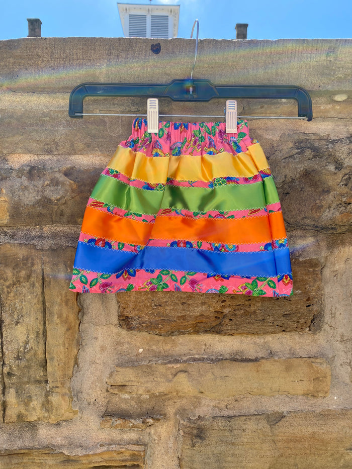 Adult Ribbons skirts, Made by Mvskoke Artist, Emma Ren