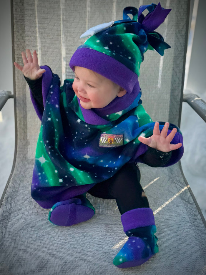 Northern Lights Baby Poncho