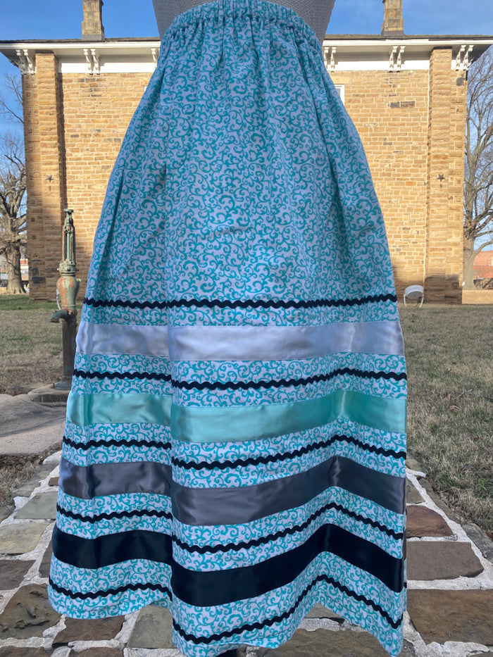 Small - Large Ribbon Skirts made by Mvskoke Artist, Cindy Russell