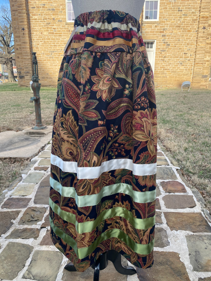 Small - Large Ribbon Skirts made by Mvskoke Artist, Cindy Russell