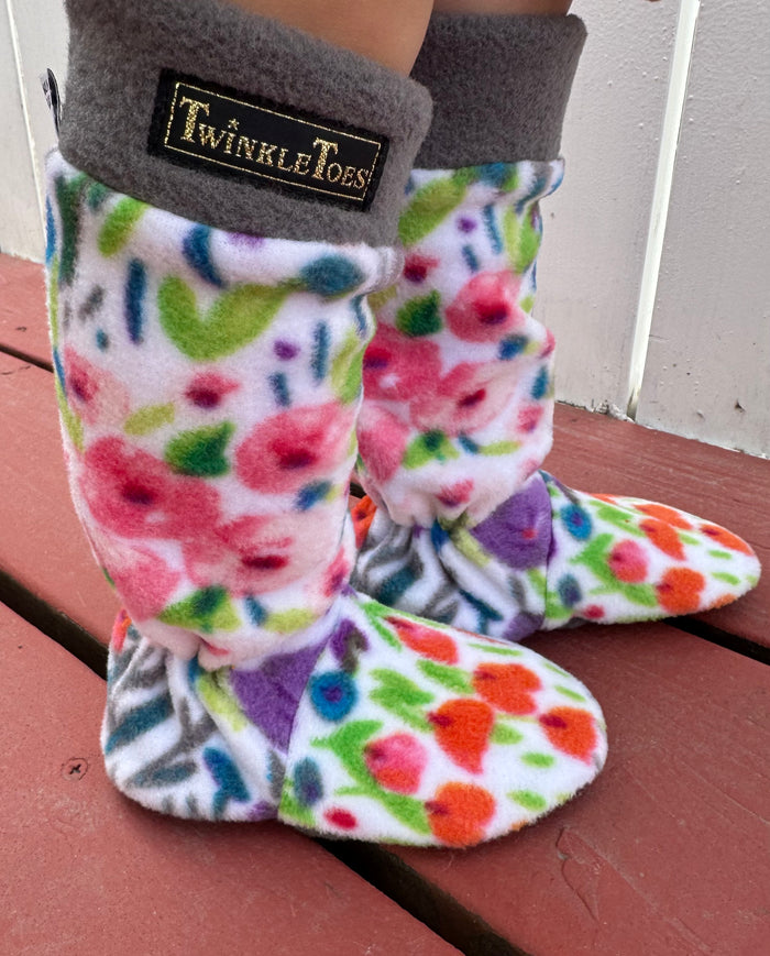 Spring Blossom Infants/Toddler Slipper Socks