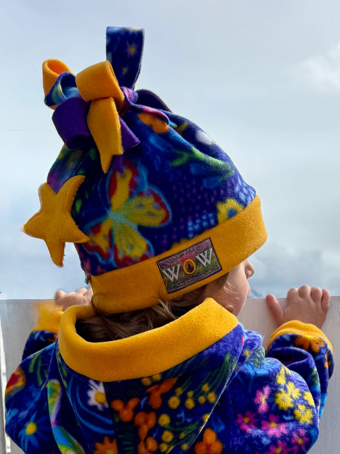 Alaska Floral Ski Dangle Hat