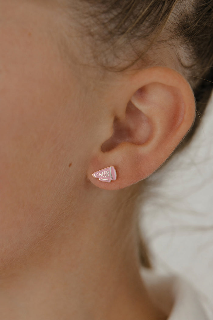 Spirit Squad Enamel Flat Back Stud
