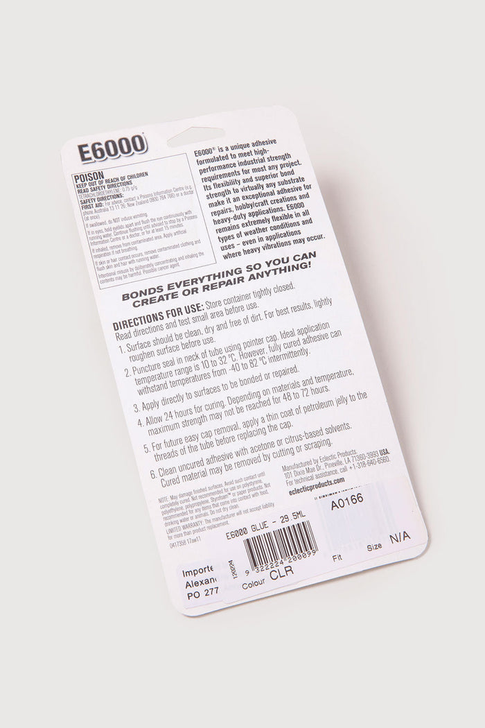 A0166 - E6000 Glue 40.2g