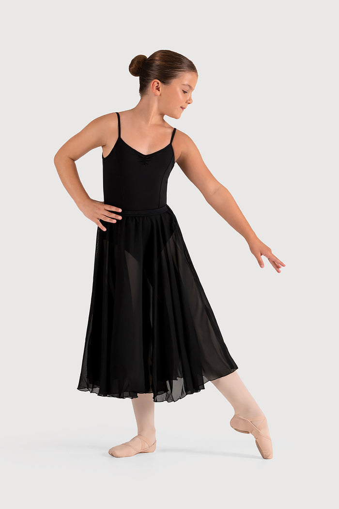 A0321G - Bloch Cambria Full Circle Chiffon Girls Skirt