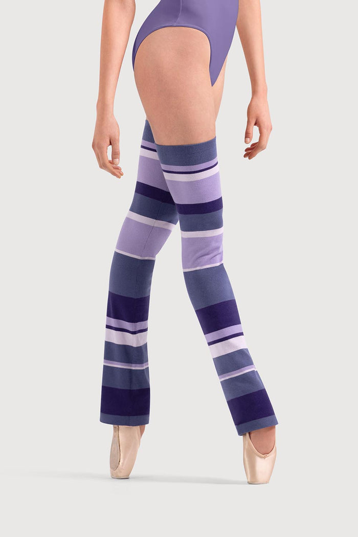 A51107 - Bloch Striped Long Legwarmers
