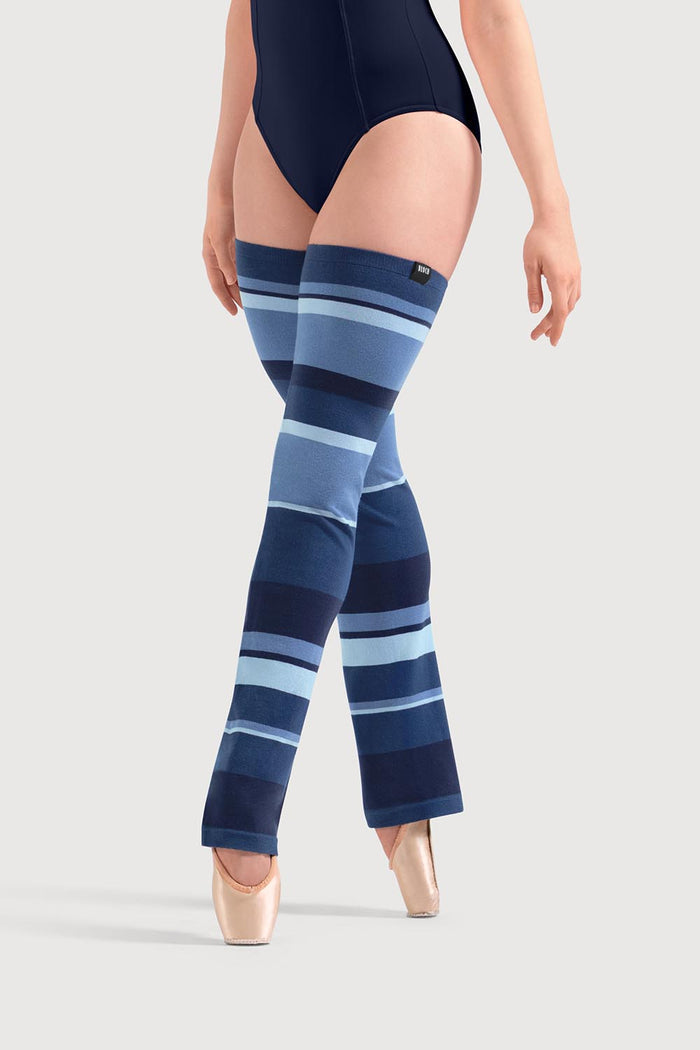 A51107 - Bloch Striped Long Legwarmers