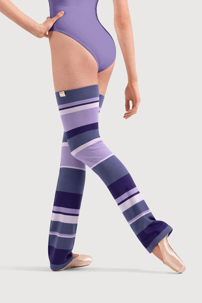 A51107 - Bloch Striped Long Legwarmers