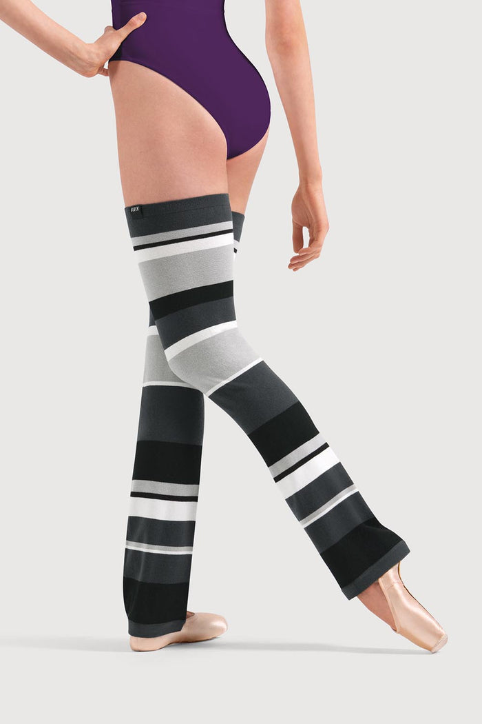 A51107 - Bloch Striped Long Legwarmers
