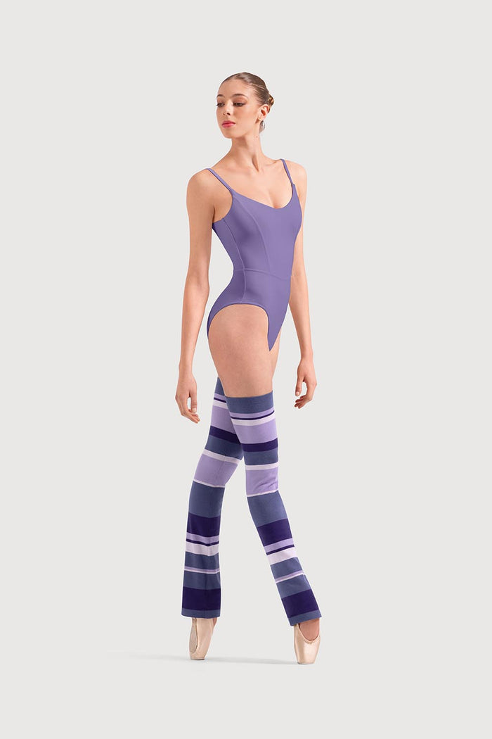 A51107 - Bloch Striped Long Legwarmers