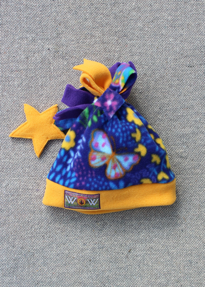 Alaska Floral Ski Dangle Hat