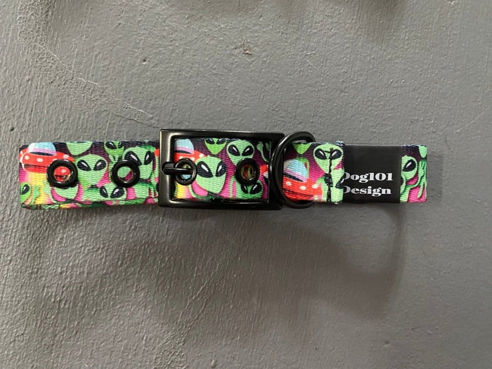 Dogtraining101 Aliens Buckle Collar