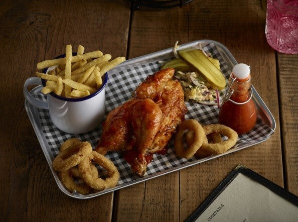 American Style Clear Menu Holder