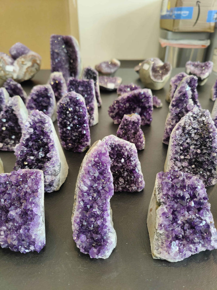 Amethyst Cut Base Geode - Smokin Resin Company