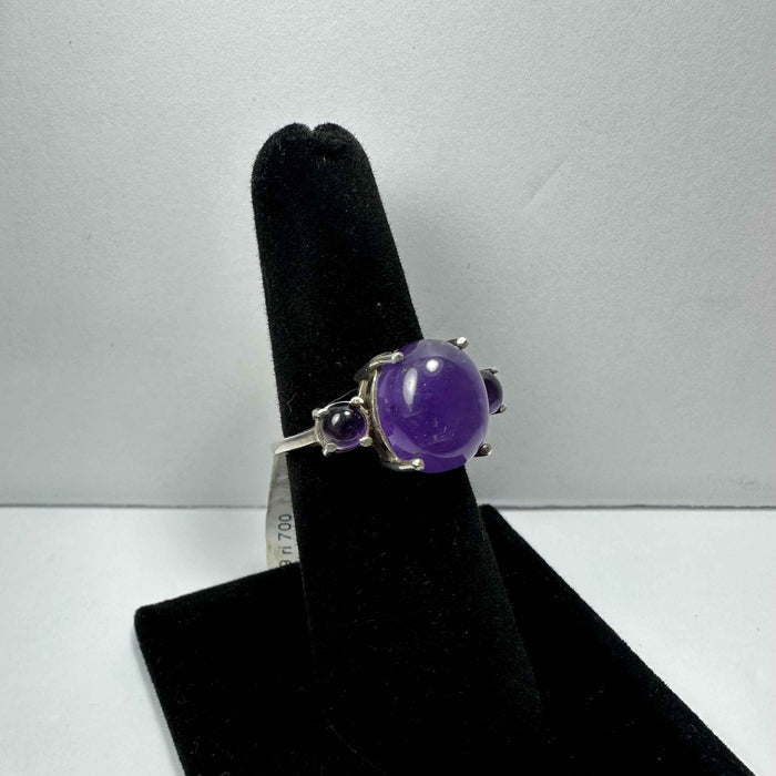 Amethyst Ring - Size 6 - Smokin Resin Company
